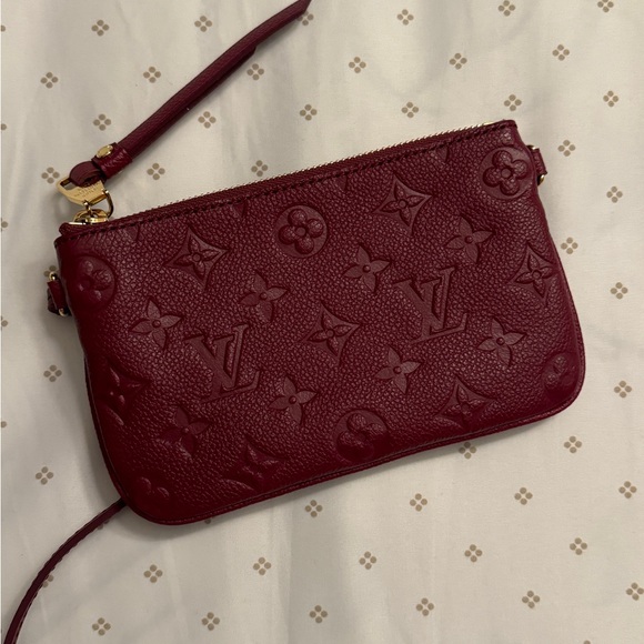 Authentic Louis Vuitton Monogram Empreinte Citadine PM Tote Bag Red - Picture 6 of 16